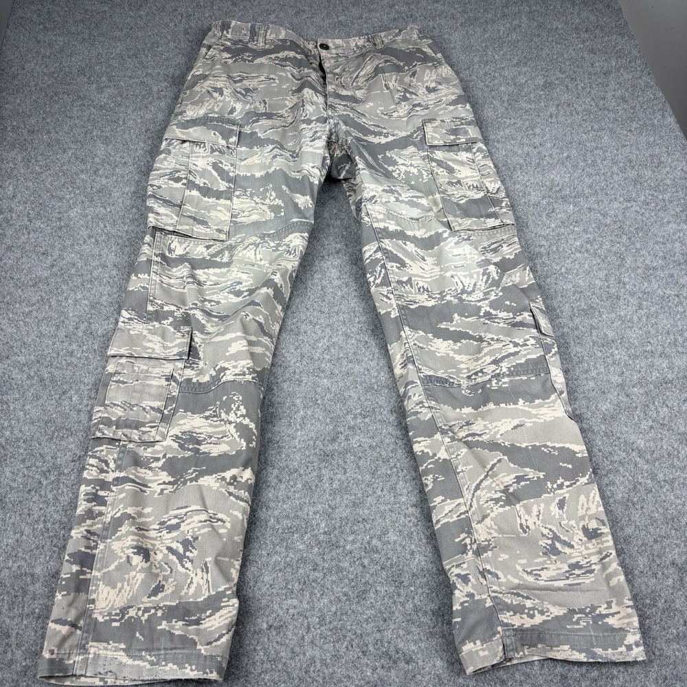 US Air Force Combat Pants Mens 34 Long Digital Camo Cargo Utility‎ Military EUC